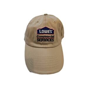 Lowe’s Commercial Services Gray Adjustable Breathable One Size Hat Logo